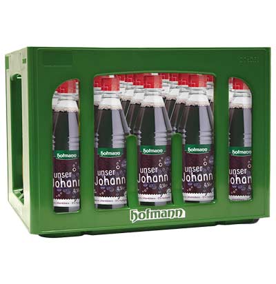 Schwarze Johannisbeere PET Kiste