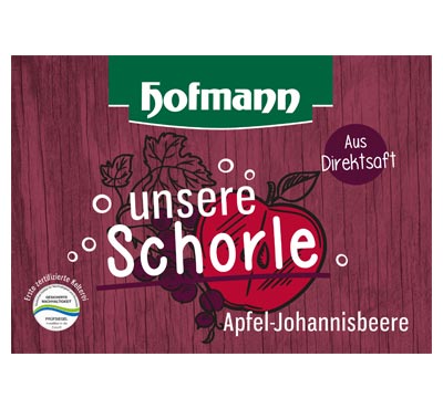 Apfel Johannisbeer Schorle
