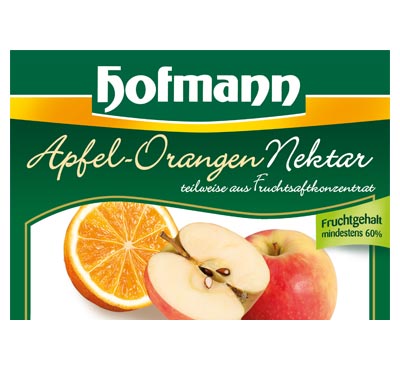 Apfel Orangen Nektar